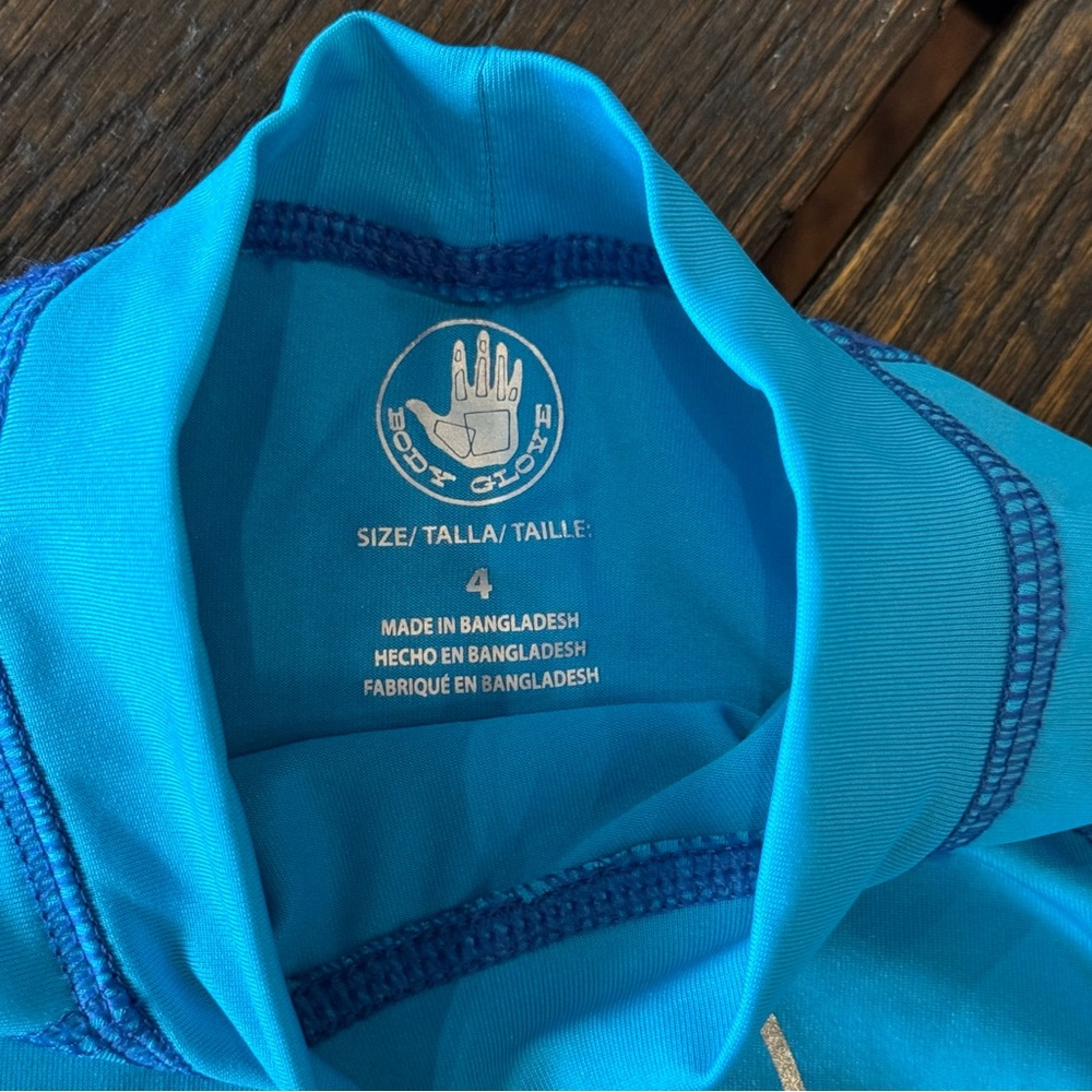 Body Glove NWT Boys Blue Swim Trunk Shorts & Long Sleeve SPF Shirt Set Size 4 - Picture 4 of 9